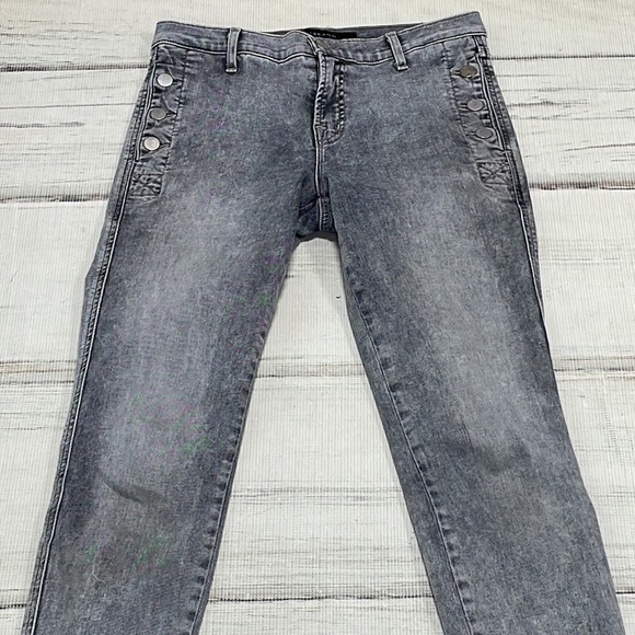 J BRAND JEANS Grey Denim Skinny Mid Rise Size 26 - Picture 3 of 12